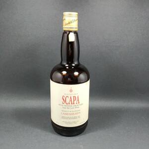 ◆スキャパ Scapa ケイデンヘッド 1965 1990 空ボトル 空 瓶◆ys25794