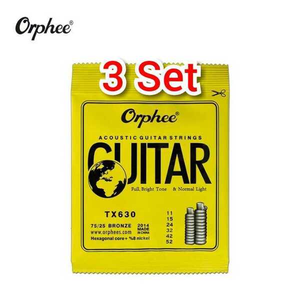 Orphee アコースティック弦 11-52 3セット