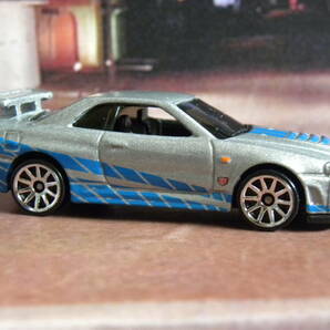 送料 220円～即決☆☆ルース NISSAN SKYLINE GT-R (BNR34) スカイライン  ワイルドスピード FAST&FURIOUSホットウィール Hot Wheels の画像2