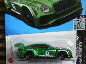 送料　220円～即決☆☆2008 BENTLEY CONTINENTAL GT3 ベントレー　コンチネンタル HW MODIFIED ホットウィール Hot Wheels