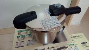  pearl metal one hand pressure cooker 4.5L used 