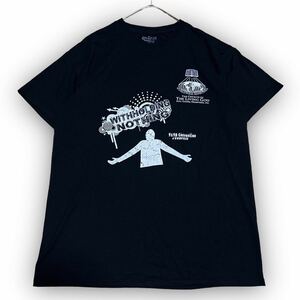 Y110★USA古着★GILDAN ギルダン 半袖Tシャツ ロゴドン おもしろロゴ 国内入手困難 XLサイズ相当 ブラック ユニセックス ユニーク 万能