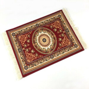  mouse pad [ red ] Northern Europe peru car .. manner tapestry vase bed table runner doll house carpet Mini mat 