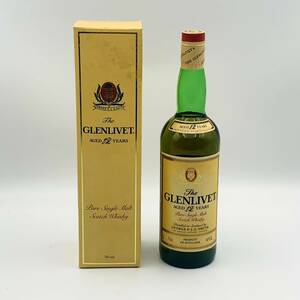【未開栓】The GLENLIVET グレンリベット 12年 スコッチウイスキー 洋酒 古酒 750ml 43%【１円スタート】