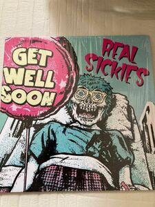 Real Sickies 「Get Well Soon 」LP punk pop power pop rock melodic ブルービニールpowerpop poppunk ramones dickies yumyums rezillos