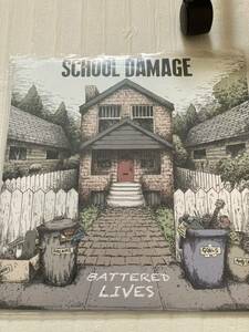 School Damage 「Battered Lives 」LP punk pop melodic ramones screeching weasel emo rock canada