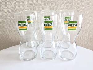 FRESCA★デッドストック★グラス6個セット★昭和レトロ