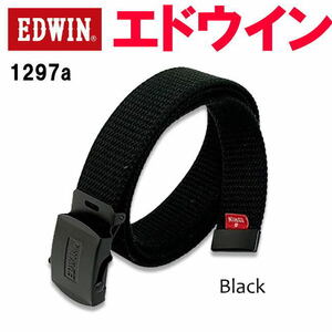 ブラック EDWIN エドウイン GI ガチャベルト ブラック バックル 1297a