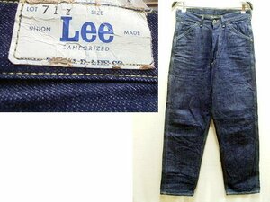 * prompt decision [W33] beautiful goods Lee Archives LM6388 REAL VINTAGE 50'S 71Z painter's pants Vintage reissue replica Denim pants #3034