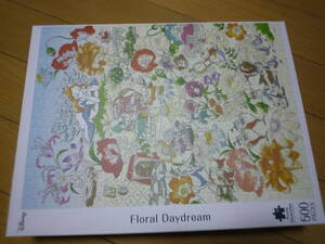 【未使用】500ピース パズル デコレーション ふしぎの国のアリス Floral Daydream