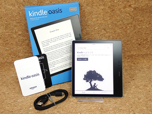 ★【中古 美品】Amazon Kindle Oasis 第10世代 Wi-Fi + 4G 32GB 色調調節ライト搭載 S8IN4O 広告なし 本体(NZ179-4)