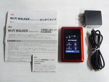 美品 au Wi-Fi WALKER WiMAX2+ HWD14 モバイルルーター_画像1