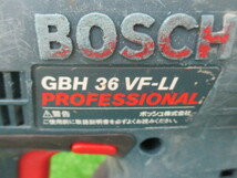 △ J831 ハンマドリル BOSCH ボッシュ GBH36V-LI 中古現状品_画像6