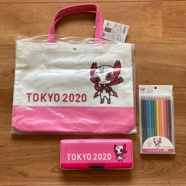 Tokyo2020 パラリンピック　ソメイティ　色鉛筆　レッスンバッグ　筆箱