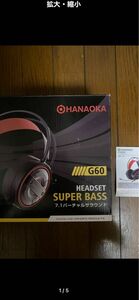 HANAOKA G60 ゲーミングヘッドセット　7.1バーチャルサラウンド