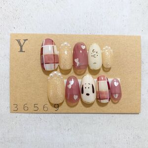 【現品】スヌーピー　ネイルチップ