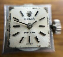 アンティーク ロレックス ROLEX プレシジョン 1400 手巻き腕時計 ダイヤベゼル バックル刻印18K レディース 稼働品　正規品_画像2