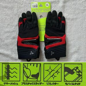 urbanism urban ride mesh glove UNG-240 RED LL size men's a-banizm glove smartphone correspondence new goods A50620-7