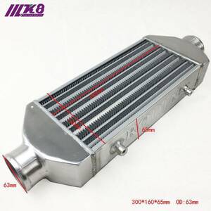  front mount intercooler 300*160*65 millimeter meter universal turbo intercooler bar & plate 