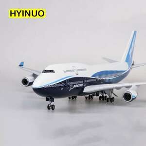 1/150 scale 47 centimeter airplane bo- wing B747 aircraft die-cast 