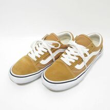 美品 VANS ヴァンズ バンズ OLD SKOOL オールドスクール スニーカー V36CF CALM 23.5cm 茶 キャメル 504_画像1