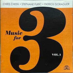 (C24H)☆Jazz/ステファン・フューリク/Stephane Furic/Music For 3 (Vol.1)/Chris Cheek/Patrick Goraguer☆