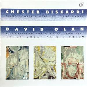 (C26H)☆現代楽レア盤/Music of Chester Biscardi and David Olan/チェスター・ビスカーディ/デヴィッド・オラン☆