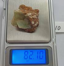 クリソプレーズchrysoprase東アフリカtanzaniaタンザニアhaneti産の結晶原石 82.1ct 天然石☆ 10 色々まとめてたくさん大量同梱可能 765-10_画像4