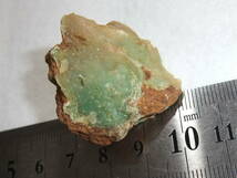 クリソプレーズchrysoprase東アフリカtanzaniaタンザニアhaneti産の結晶原石 82.1ct 天然石☆ 10 色々まとめてたくさん大量同梱可能 765-10_画像1