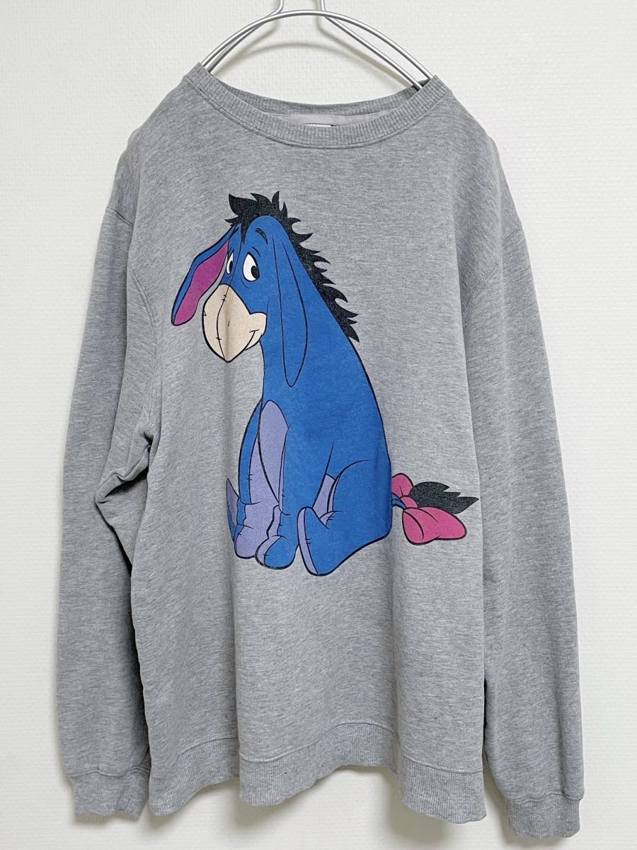 希少 90s ディズニーストア イーヨー プリント スウェット XXL-
