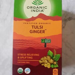 オーガニックインディア　トゥルシー　ジンジャー　25ピース　Tea Bags　セット