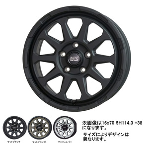 MAD CROSS マッドクロス レンジャー 4/100 14インチ 5.0J 35 マットブロンズ (MTBR)