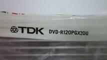 50525-4　難あり　TDK　DVD-R　20枚　録画用　120分　1～8倍速記録対応 DVD-R120PGX20U_画像3