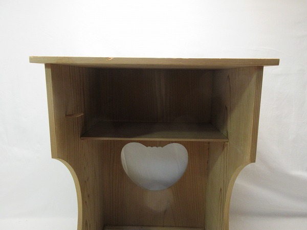 I04907 【 美品茶道具吸江斎好写桐木地抱清棚二重棚紙箱】 検) 煎茶