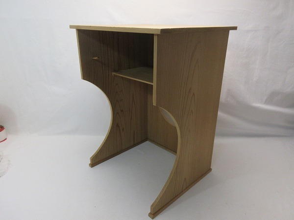 I04907 【 美品茶道具吸江斎好写桐木地抱清棚二重棚紙箱】 検) 煎茶