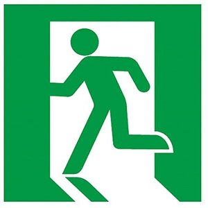 Panasonic (Panasonic) Evacuation Exit, индуцирующая лампа, совместимая с платой дисплея Левая C -Класс 10 Тип -один, с помощью FK10000