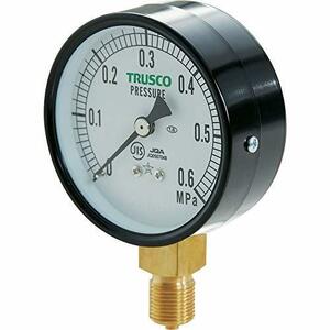 TRUSCO(トラスコ) JIS汎用圧力計A型75φ 圧力レンジ0.0~0.60MPa TPG75-0.6