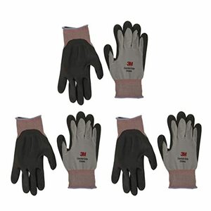 3M comfort grip glove multi type gray L size 3. pack GLOVE GRA L 3PA