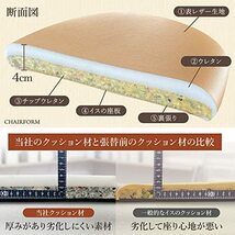 CHAIRFORM 椅子張替えキット 【椅子張り技能士監修】 ウレタン3点セット 厚み4cm 生地なし 座面サイズ50cm×50cm(座面厚み分も含_画像5