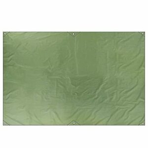 TRIWONDER multifunction tarp heaven curtain ground sheet waterproof seat light weight small size tent seat camp mat storage sack attaching ( green L - 24