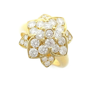 [ green shop pawnshop ]pikyoti(PICCHIOTTI) diamond ring 1.54ct K18YG[ used ]