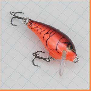 sラパラ ミニファットラップ MFR3 レッドクロー MINI FAT RAP Rapala