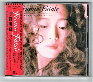 Ω 美盤 帯付 中森明菜 88年 税表記無 CD/ファムファタル Femme Fatale/ピーターフランプトン ジョンリンド マークゴールデンバーグ 他参加