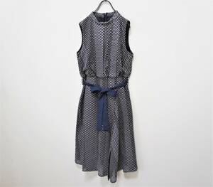 petit Poudre 女性らしさが◎ リボンベルトノースリーブワンピース