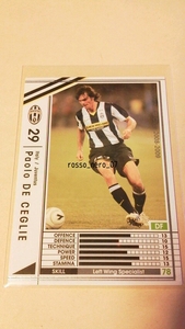 ☆WCCF2008-2009☆08-09☆259☆白☆パオロ・デ・チェリエ☆ユベントス☆Paolo De Ceglie☆Juventus☆