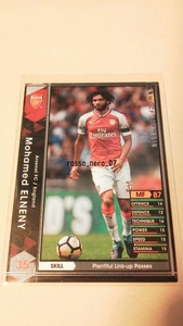 ☆WCCF2017-2018☆17-18☆008☆黒☆モハメド・エルネニー☆アーセナルFC☆Mohamed Elneny☆Arsenal FC☆