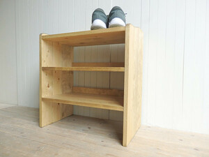 *4 step shoes rack * natural Brown natural tree * accepting an order made 