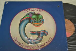 12(LP) GONZALEZ Our only Weapon is our Music USオリジナル　シュリンク付き　概ね美品右上パンチホール　1977年