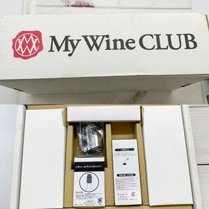 *ML2888-17* unused MY WINE CLUB wine glass vacuum stopper wine opener Cross poala- Sparkling wine exclusive use . plug 