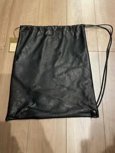 未使用品　定価17600+tax ミスターオリーブ　MR OLIVE レザーナップサック　防水